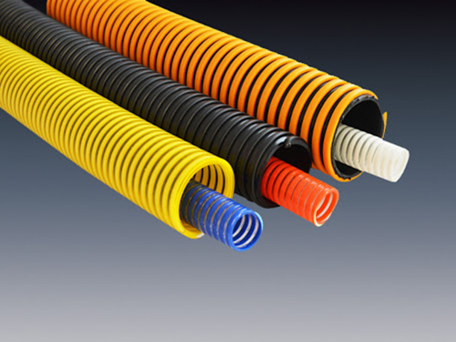 PVC plastic reinforced pipe production line  (1)